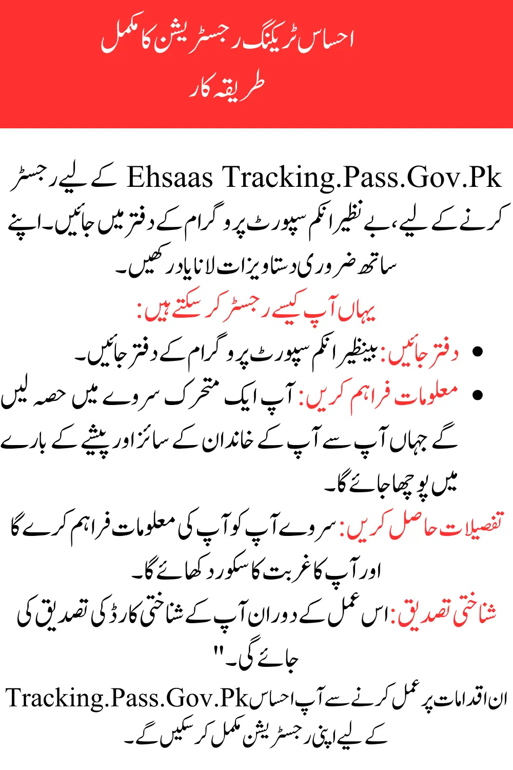 2024 Guide: Ehsaas Tracking Pass Gov PK and 8171 NADRA Online Registration