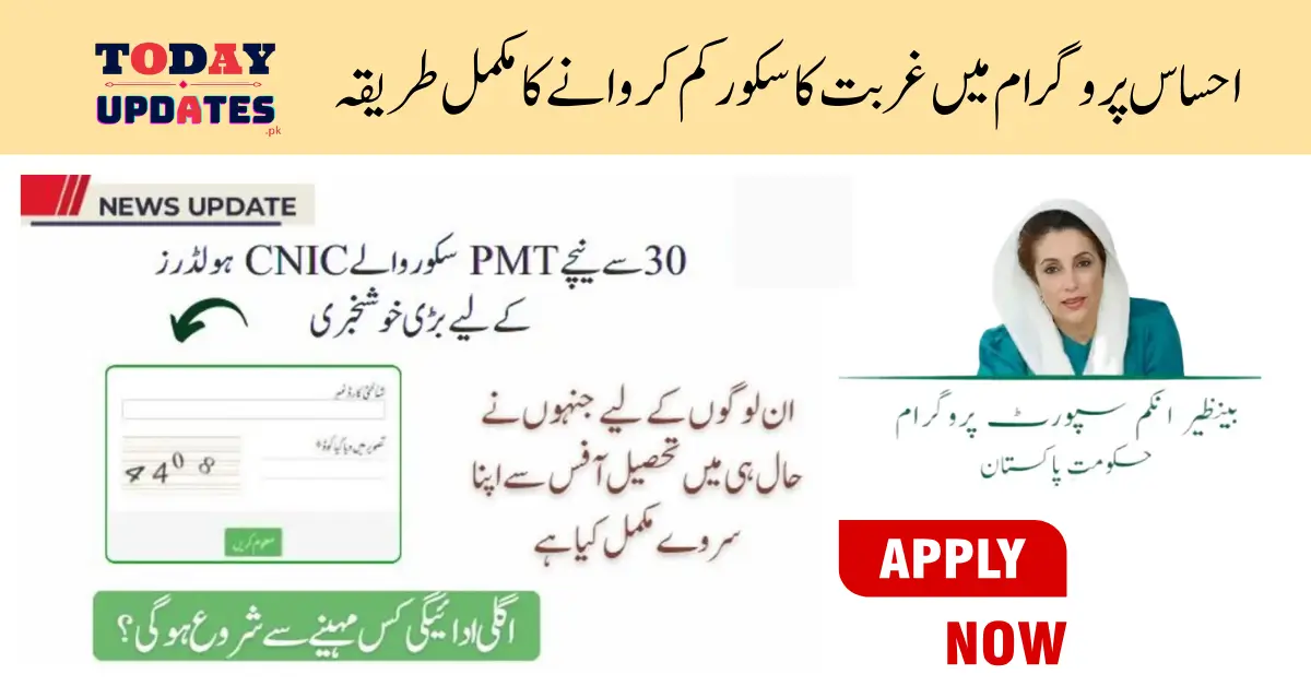 2024 Update: How to Access Your PMT Score in the Ehsaas Program