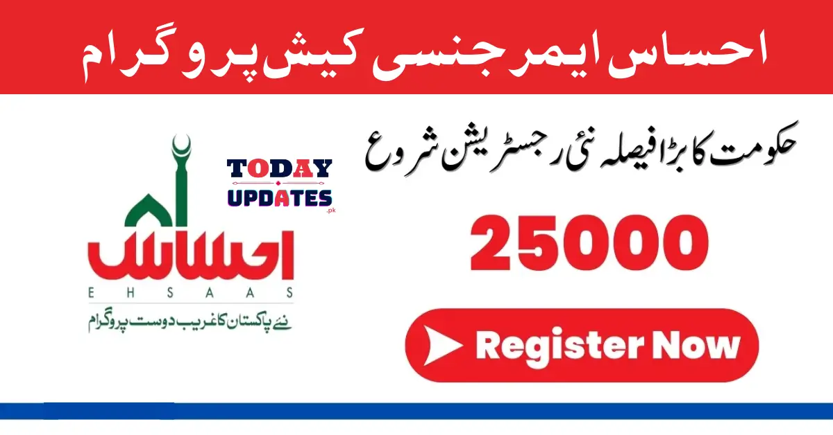 Ehsaas Emergency Cash Program 25000 Apply Online Just In Two Mints