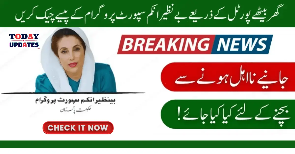 Track Your Benazir Income Support 10,500 Payment: The Latest Balance Check Guide