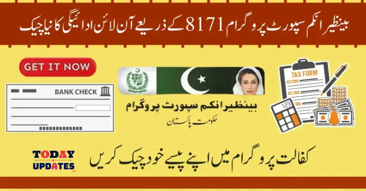 Benazir Income Support Programme New Payment Check Online Via 8171