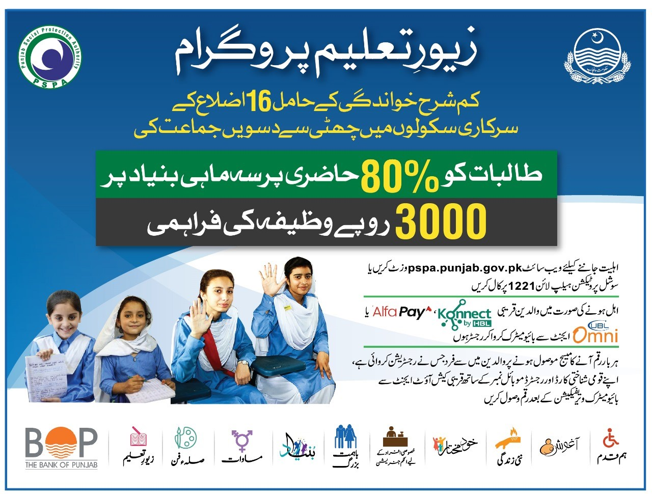 Important Info: Benazir Taleemi Stipend 12500 Program for Underprivileged Students 2024