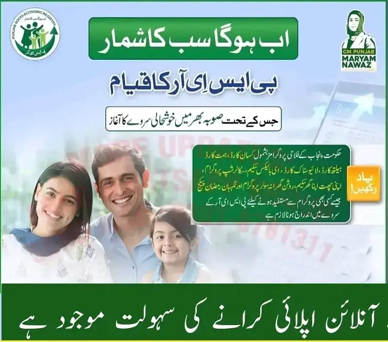 8171 Registration Online (نئی رجسٹریشن) Through PSER Survey For Deserving Families