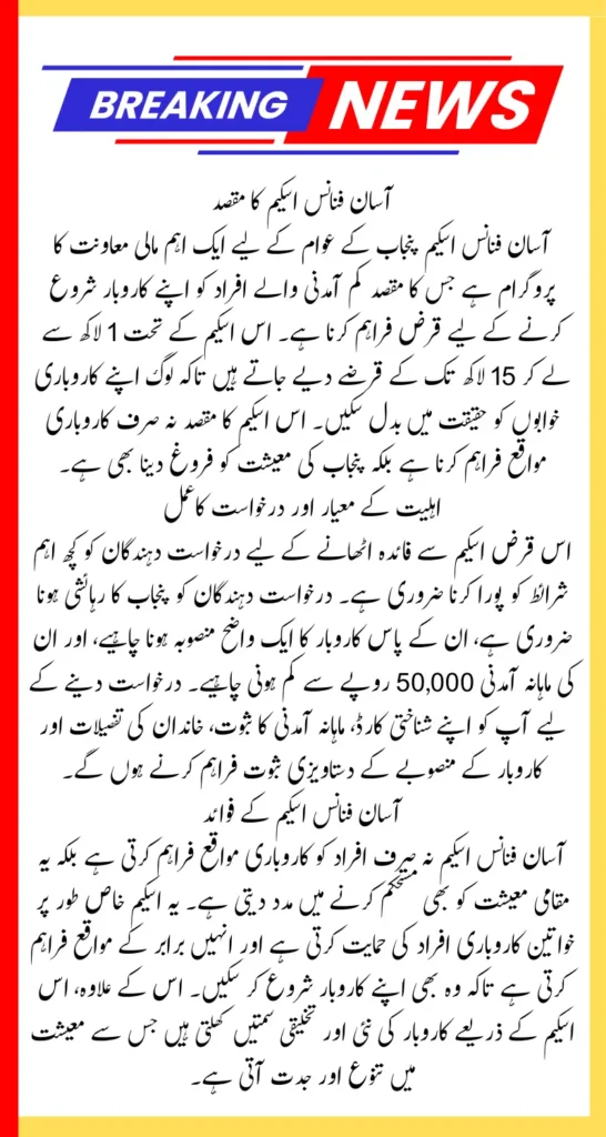 Maryam Nawaz Loan Scheme Apply Online Method in 2025 Know Eligibility Criteria Complete Details